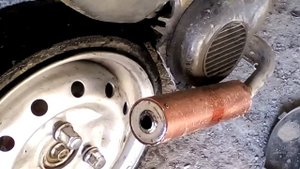 Широкое колесо на скутер