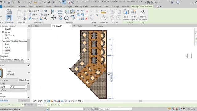 Revit Tutorial - Interior of a Restaurant (Part 3) смотреть онлайн