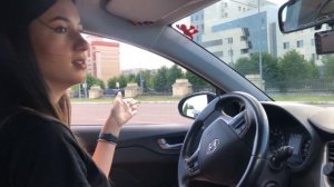 Как сдать экзамен в ГАИ с первого раза/ Вращение руля на площадке/Маршрут Казань Модельная 2020