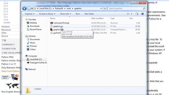 Python Graphics for Windows Users