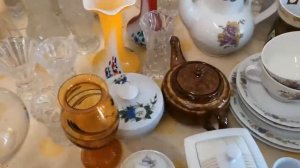 Поход на барахолку в Германии. Что я найду? Винтажная посуда, фарфор.