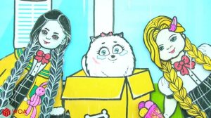 Бумажные Куклы Одеваются - Ревнивый Садако Продает Ткани - Barbie Story & Crafts