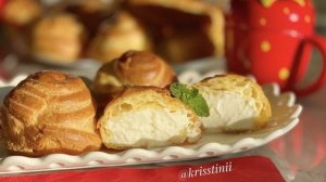 Заварные пирожные с кремом из маскарпоне