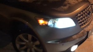 Infiniti fx35 диагональное вывешиваете