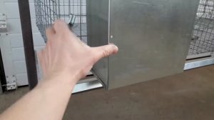 Обзор клетки для кроликов на откорме. Скатная система навозоудаления