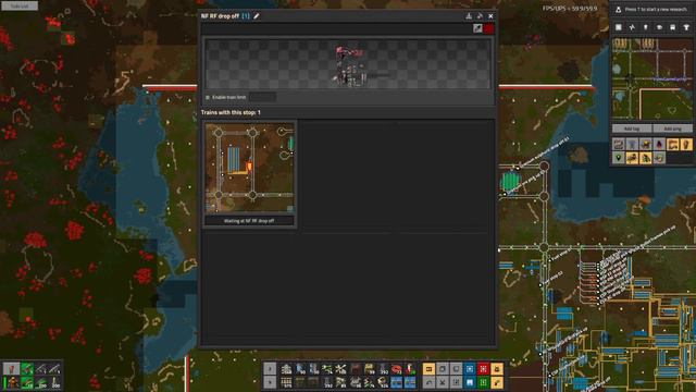 Factorio S04-E83, Nuclear fuel resupply using circuitry смотреть онлайн