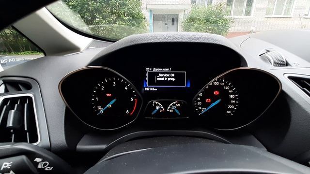Сброс сервисного интервала замены масла Ford