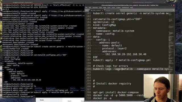 Create a local Kubernetes cluster and deploy your code, end to end