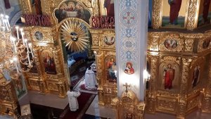 Ектения просительная  знаменного распева. Мужской хор. Регент диакон Алексей Висков