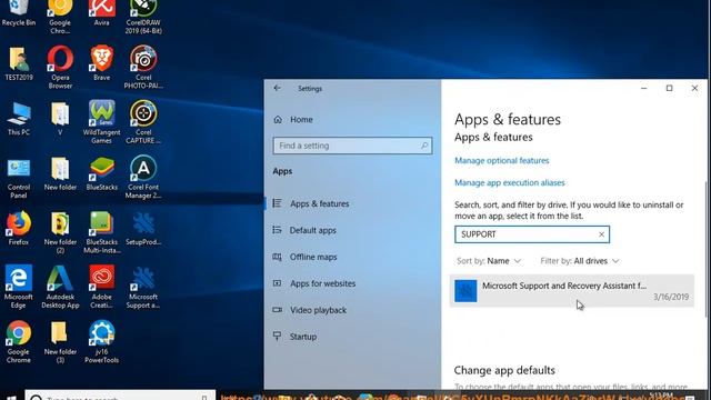 Uninstall Microsoft Support & Recovery Assistant for Office 365 in Windows 10 смотреть онлайн