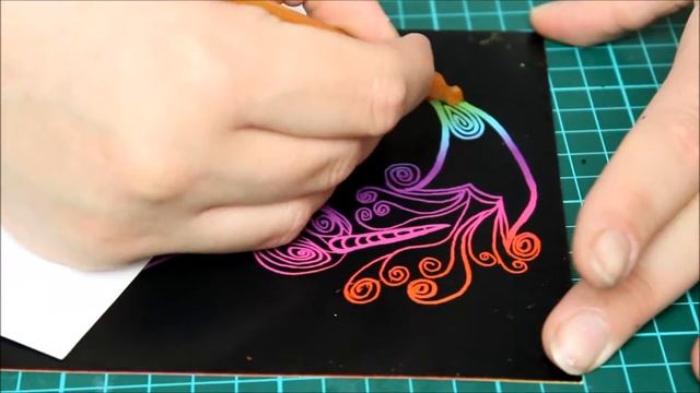 DIY Faux Quilling Scratch Paper Cards  Craft of Giving