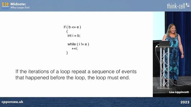 Midnote: Why Cpp Loops End - Lisa Lippincott - C++ on Sea 2023 смотреть онлайн