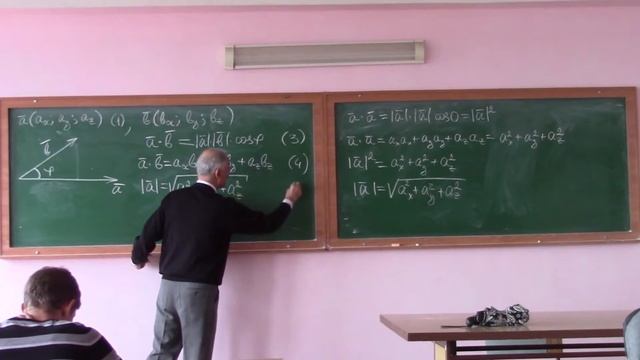 Скалярное произведение двух векторов