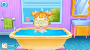Играем в игру мультик для девочек: ухаживаем за малышом Беби Босс. Куклы Пупсики на канале Зырики Т