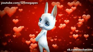 Zoobe Зайка Поздравляю с днем Святого Валентина!