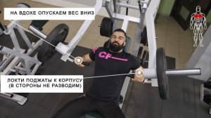 Жим в Хаммере лежа на наклонной скамье