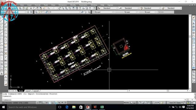 How to import/Export coordinate from excel to AutoCAD with LISP Command. #autocad #lisp #command смотреть онлайн