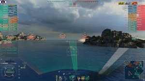 Эсминец типа «Бенсон» США - 80к урона,хороший бой, но поражение