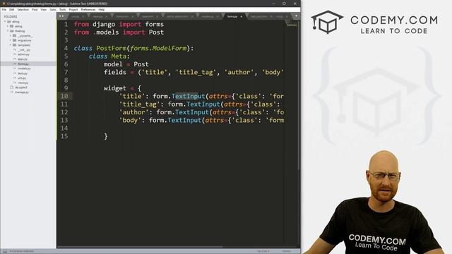 Style Django Forms With Bootstrap - Django Blog #5