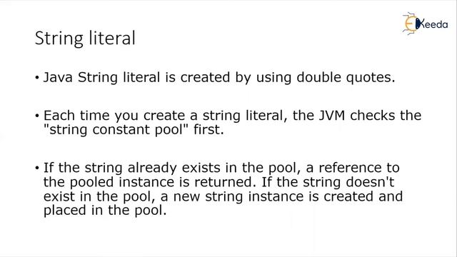 String creation on heap and constant pool