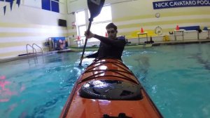 Split Screen Kayak Rolling with Two GoPros - SKCT Pool Session