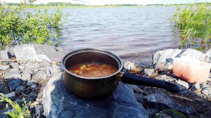 Как приготовить простой и вкусный завтрак на природе.