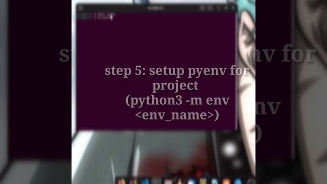 python virtual environment for Ubuntu in 1min