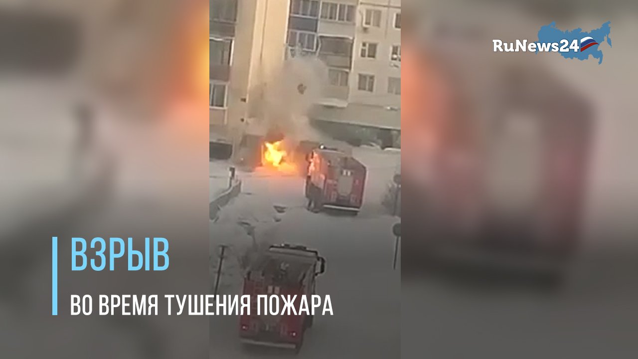 В Якутске пожарные приехали на вызов из-за возгорания в гараже