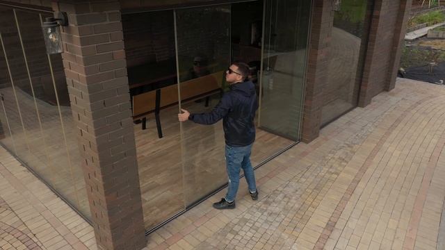 Остекление террасы, беседки, веранды - Безрамные окна GLASSO смотреть онлайн
