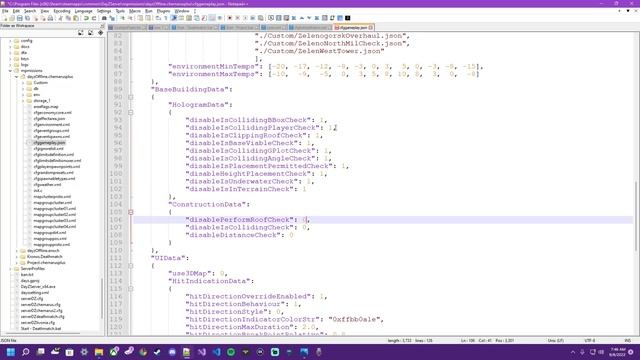 DayZ BUILD ANYWHERE on CONSOLE & PC | cfgGameplay.json
