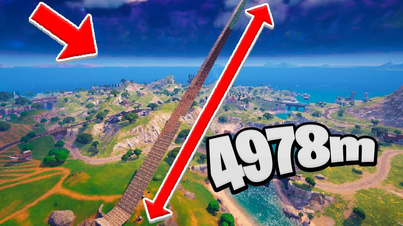 ПОСТРОИЛ ОГРОМНЫЙ ТРАМПЛИН НА ВСЮ КАРТУ! смотреть онлайн