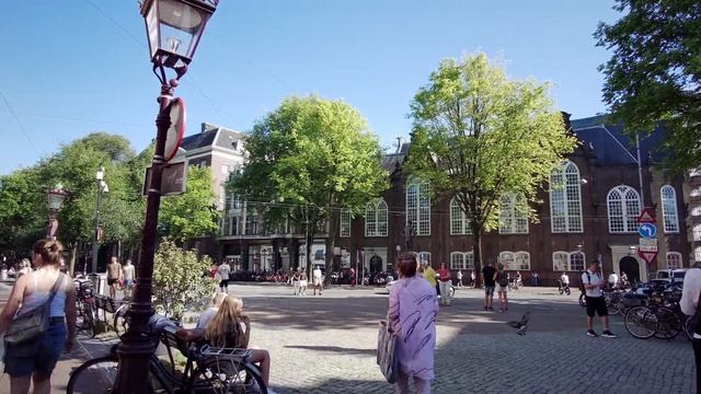Amsterdam city centre walking tour part 3 (summer 2023) смотреть онлайн