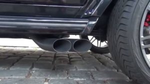 САМЫЙ МОЩНЫЙ ВЫХЛОП BRABUS ГЕЛЕНДВАГЕН G63 V8 BI - TURBO