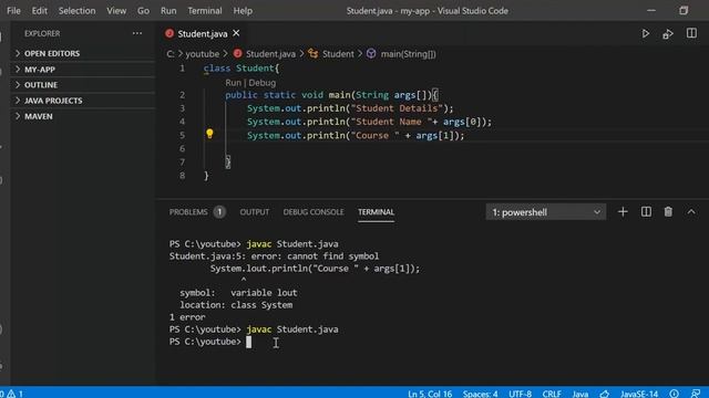 Command line arguments in Java (Telugu Explanation)