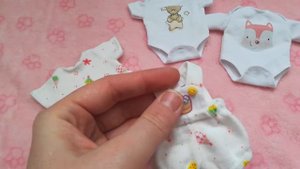 Запаковка одежды для мини реборна.