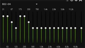Эквалайзер (демонстрация настроек) Equalizer (presets demo)