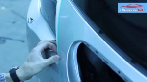 Оклейка крыши авто черной глянцевой пленкой | Автовинил