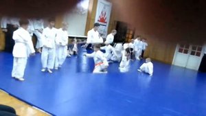 Экзамен на жёлтый пояс.