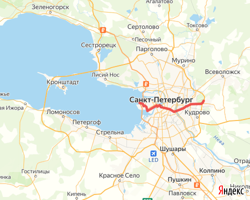 Поселок лисий нос санкт петербург карта