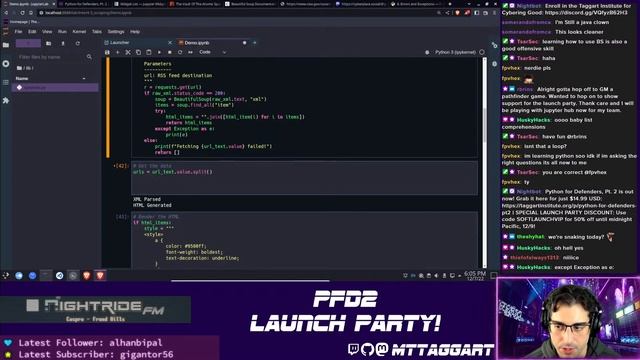 #ChillCode | Python for Defenders, Pt. 2 Launch Party! смотреть онлайн