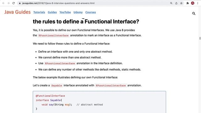 Java 8 Interview Questions and Answers ( Demonstrated with Live Examples)