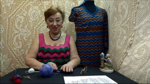 Нагрудная вытачка на афганском вязании. Мастер-класс по вязанию крючком от О. С. Литвиной.