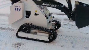 Работа Мини-погрузчика HELFFER MSV 112