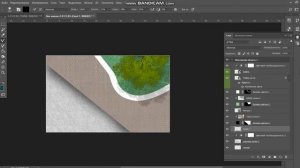 Генплан в фотошопе. Photoshop for Architects.