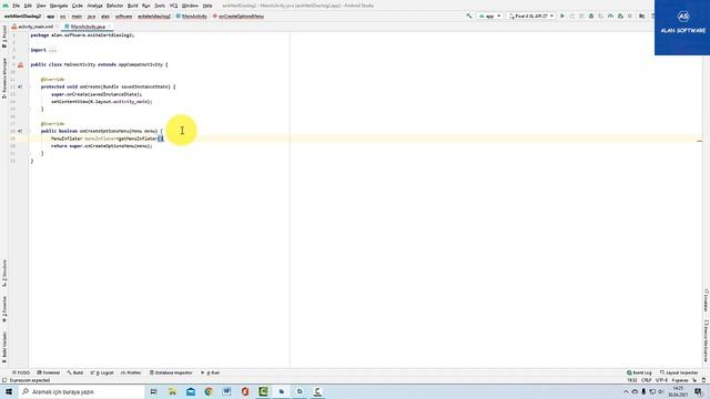 Exit AlertDialog && Option Menu - Android Studio/JAVA смотреть онлайн