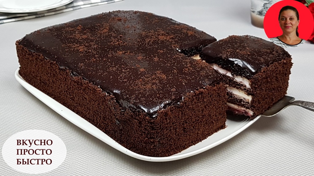 Торт Шоколадный Поль. Обалденно вкусный торт с насыщенным шоколадным вкусом