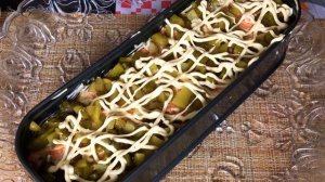 Очень вкусный салат ”Мужской каприз”