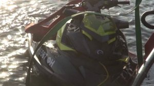 Как итог - утопили мощный гидроцикл