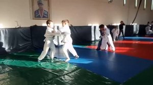 Тренировка на дзюдо, Крутой приём и супер бросок на иппон!