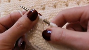 СНУД  с пуговицами вяжем спицами